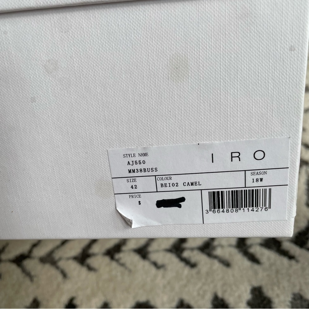 IRO Men’s Chelsea Boots in Camel Size 42 EUR Like New - Picture 12 of 15